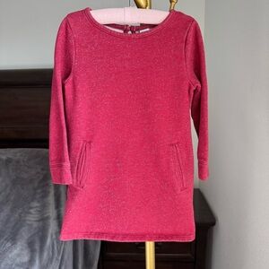 Old Navy Sparkly Red Sweater Dress - Size 3T